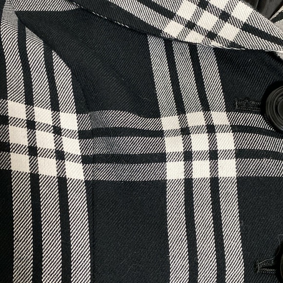 Women’s plaid black /white blazer! Work, business, office! Size S - Picture 13 of 17
